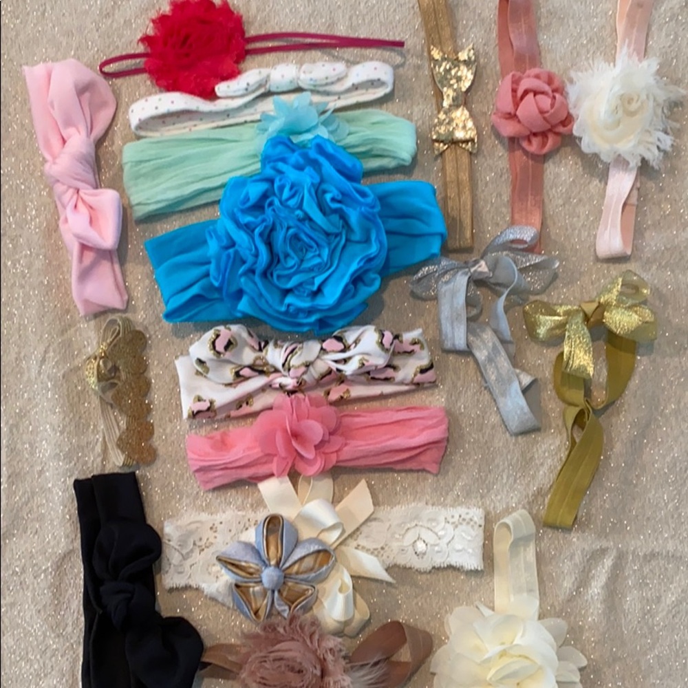 Huge baby girl bow lot! 🎀